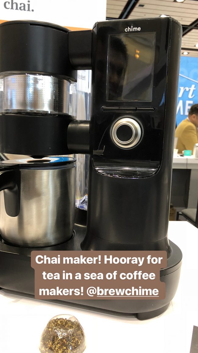 Housewares Show: Chime Chai Maker