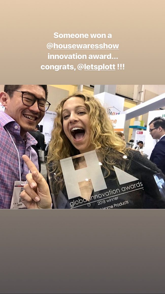 Housewares Show: Plott Wins Award