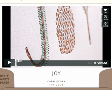 Ink Meets Paper: Holiday Cards