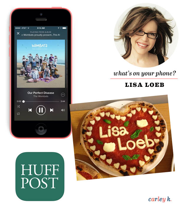 What's on your phone... Lisa Loeb?