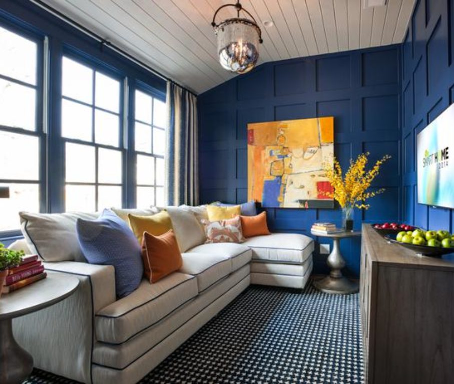 Decorating with Blue in the HGTV Smart Home 2015