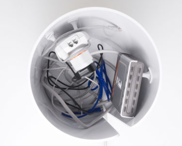 Cable Bin Blue Lounge