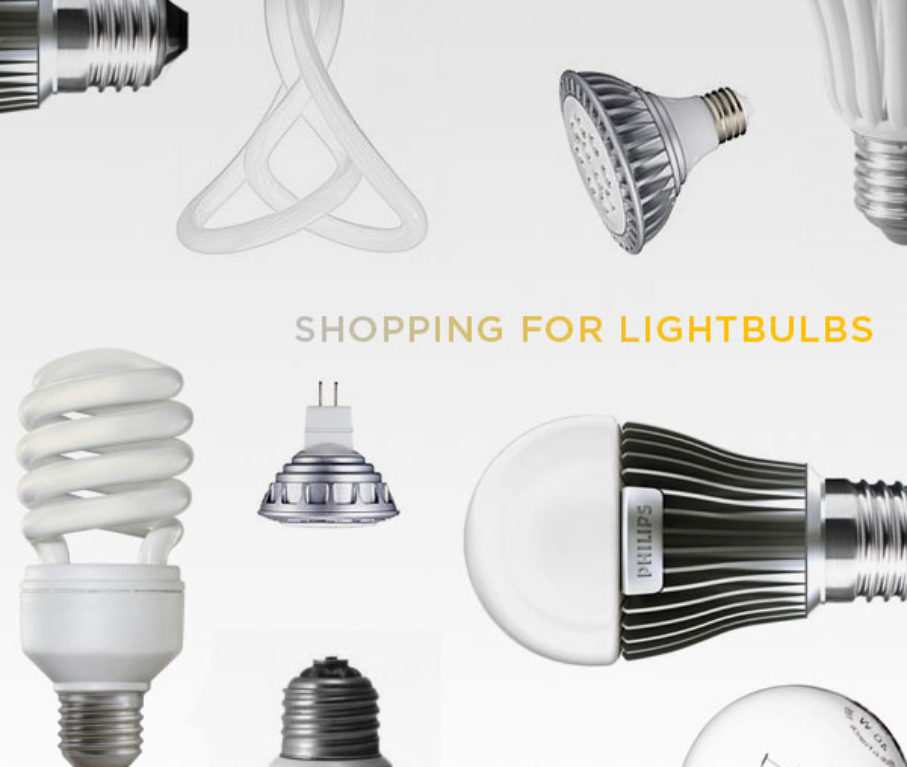 Shopping for lightbulbs