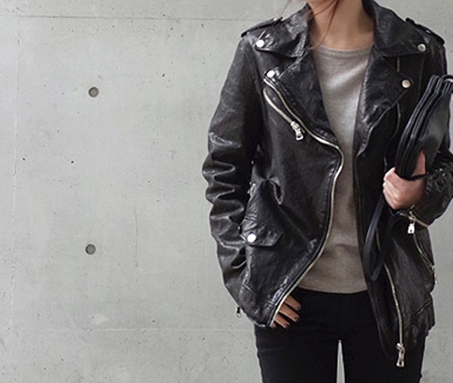 Tech on Trend: Black leather
