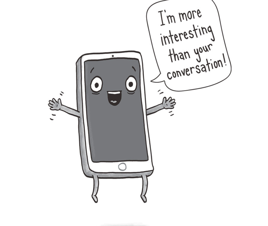Smartphone speaks