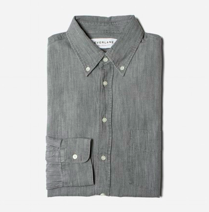 Denim button up