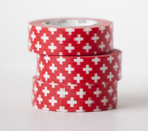 Father Rabbit Masking Tape Primary Red Cross