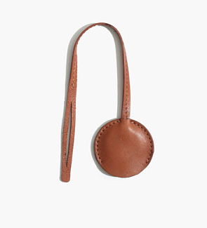 Madewell Leather Circle Key Sleeve