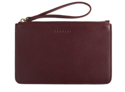 One Truffle Privacy Wristlet in Cabernet