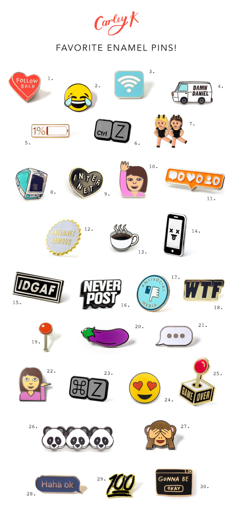 Enamel Pins