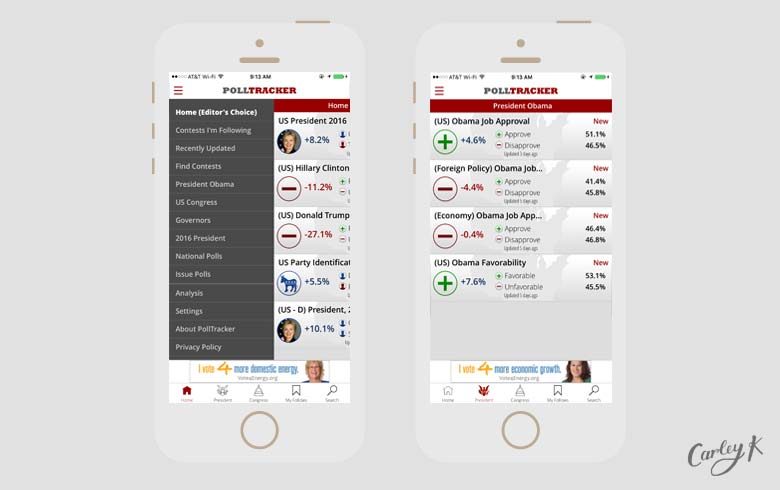 election apps: Polltracker