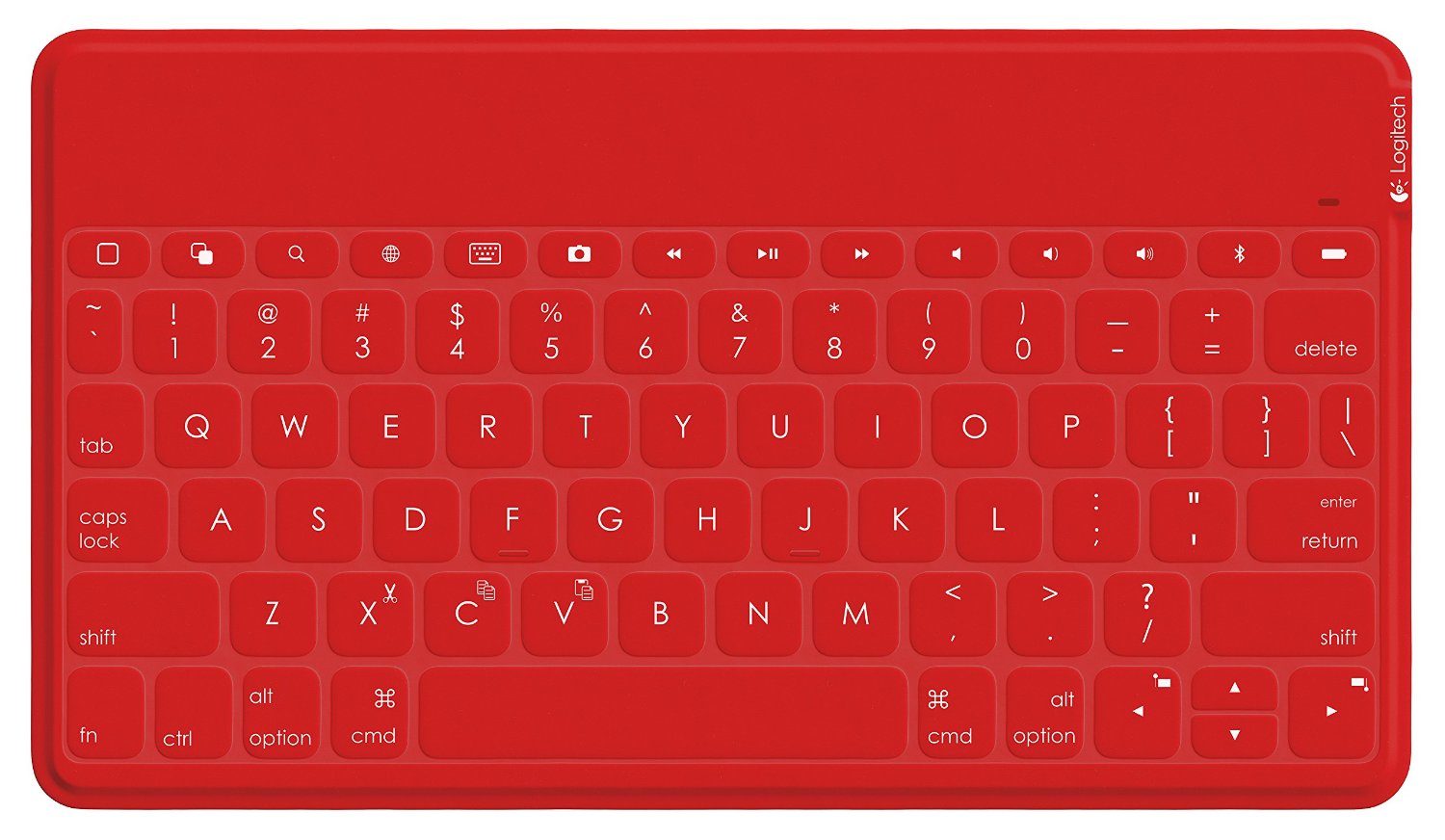 Logitech Keys-to-go Bluetooth keyboard in red
