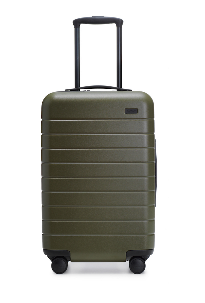 Away Smart carry-on suitcase in Argania Green