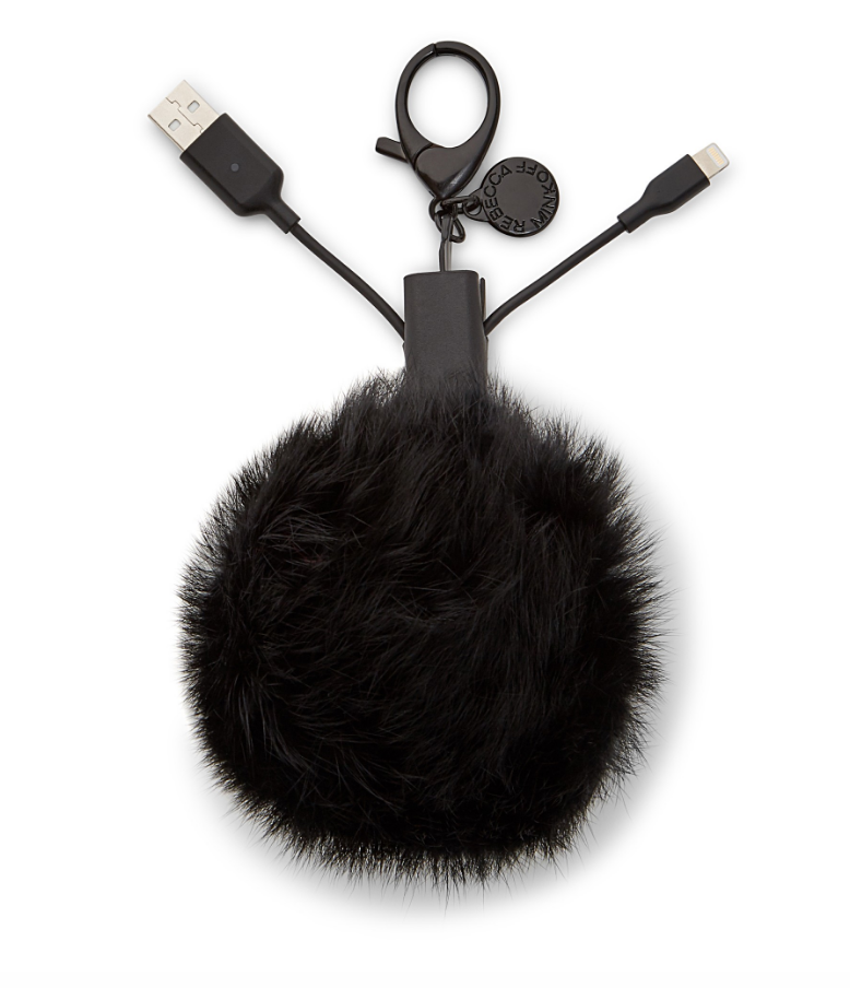 Rebecca Minkoff Powerpuff charm with charging cables