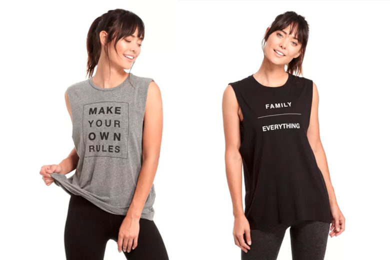 tank tops: workout wear