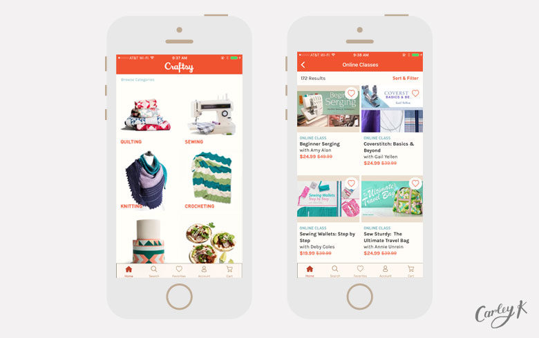 Craftsy: Apps to learn something new in the new year