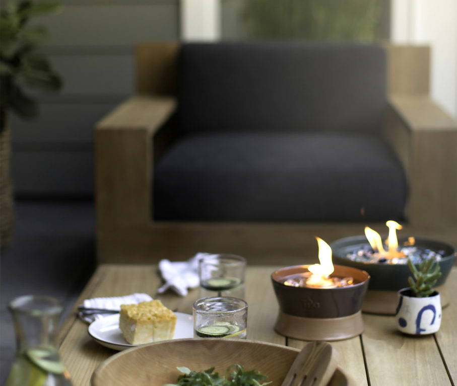 Tiki Brand Clean Burn Tabletop Firepiece