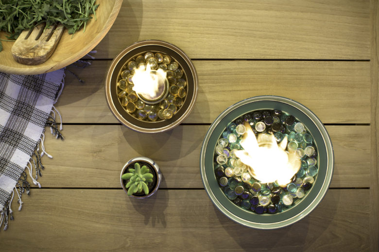 Tiki Brand Clean Burn Tabletop Firepiece