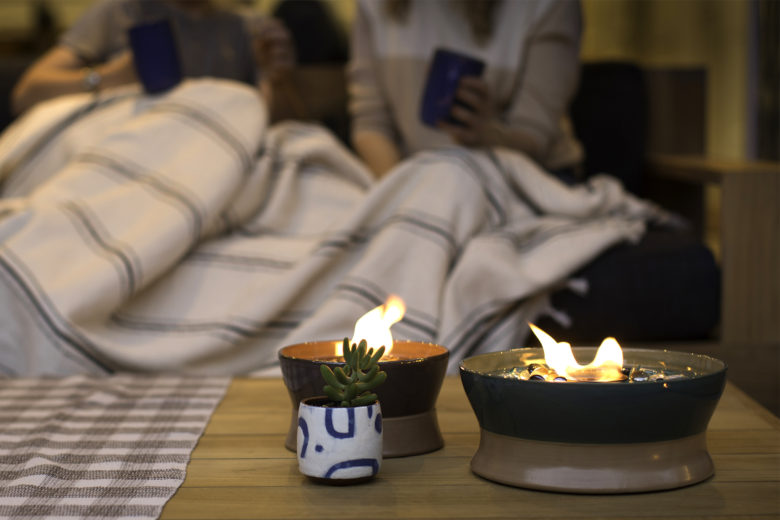 Tiki Brand Clean Burn Tabletop Firepiece