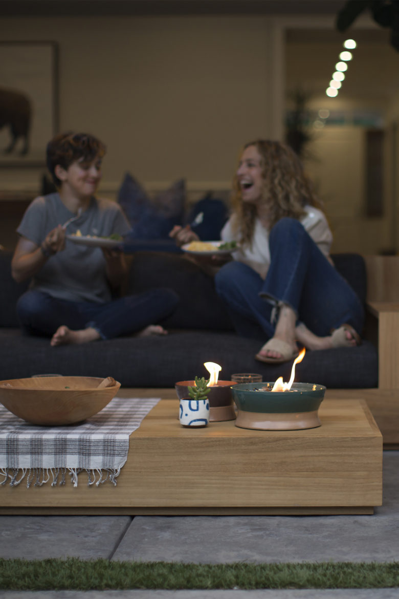 Tiki Brand Clean Burn Tabletop Firepiece