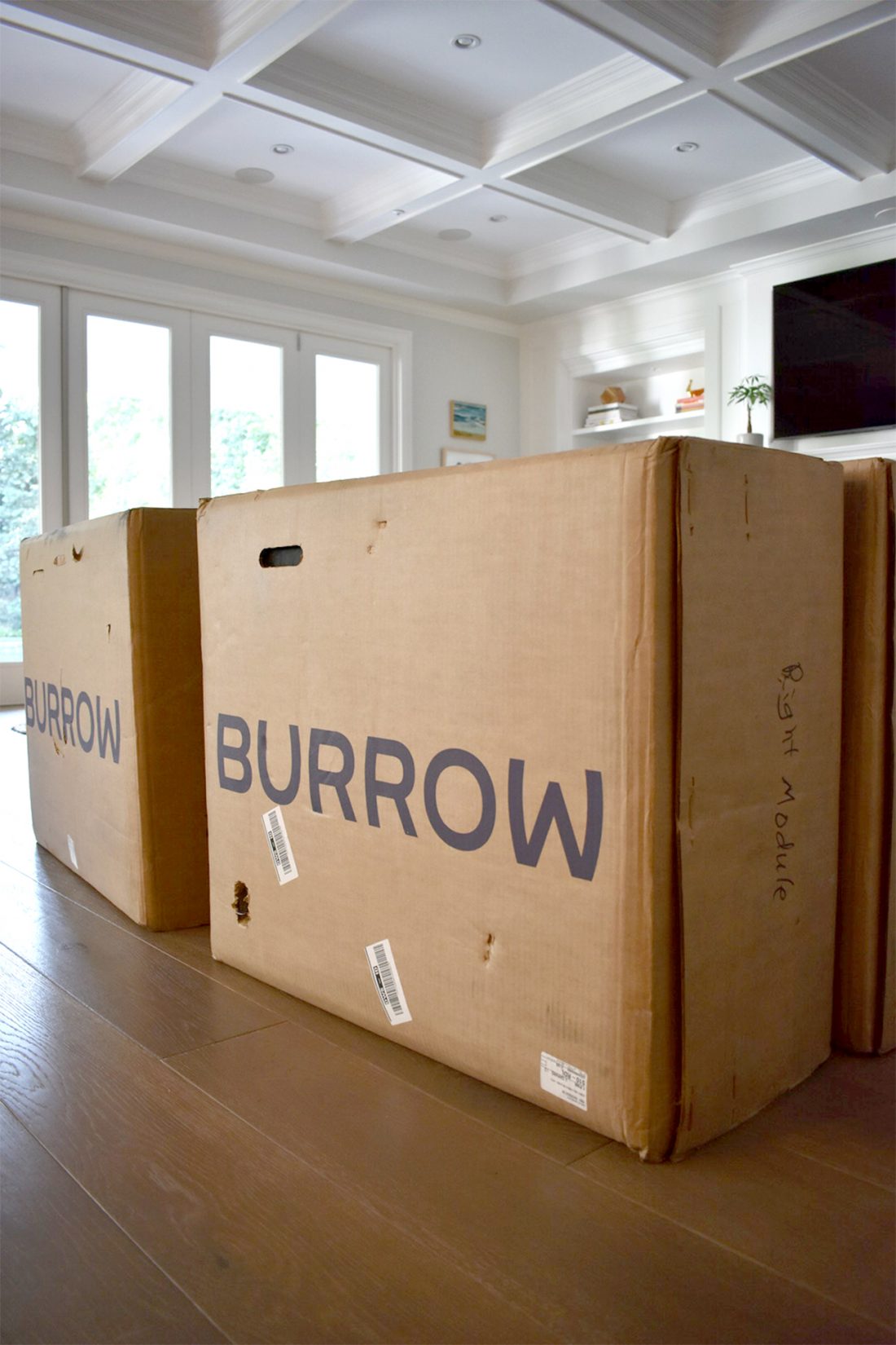 Burrow Sofa: Putting it together