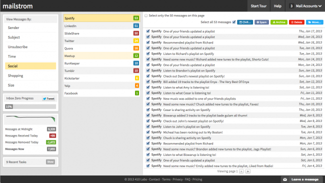 Mailstrom: Organized Email